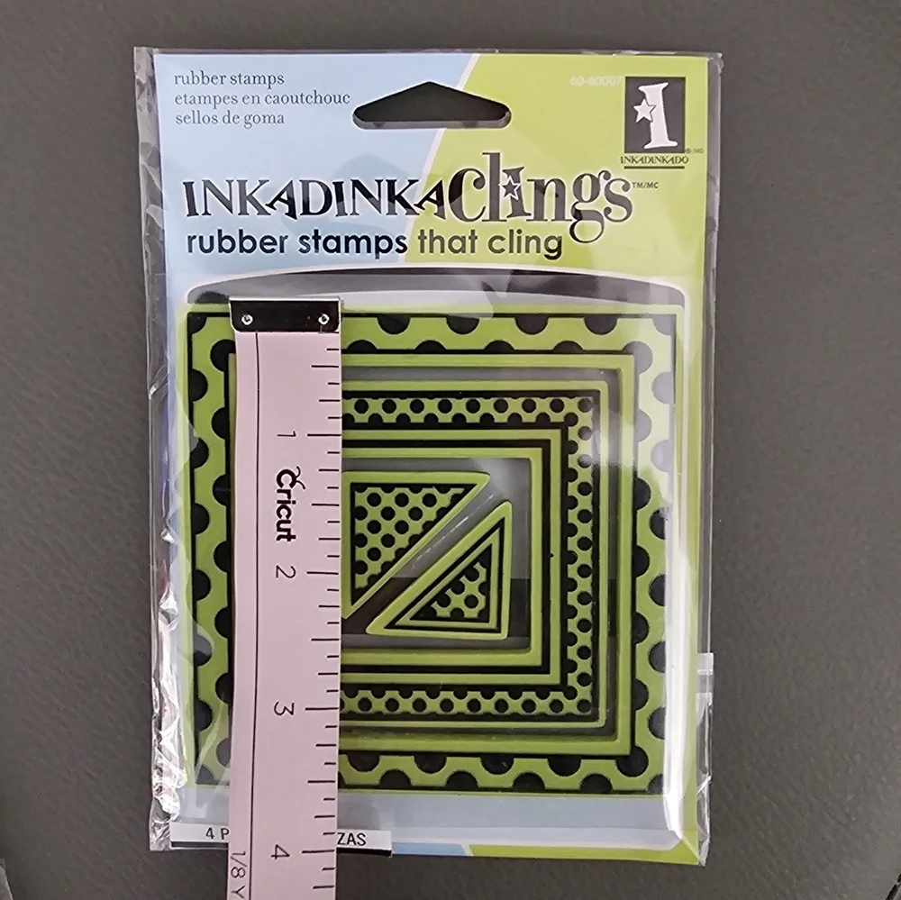 Inkadinkado Clings Rubber Stamps 3 Pack - Picture 7 of 12